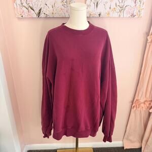 Abercrombie & Fitch Soft AF Berry Oversized Sweatshirt XXL Tall